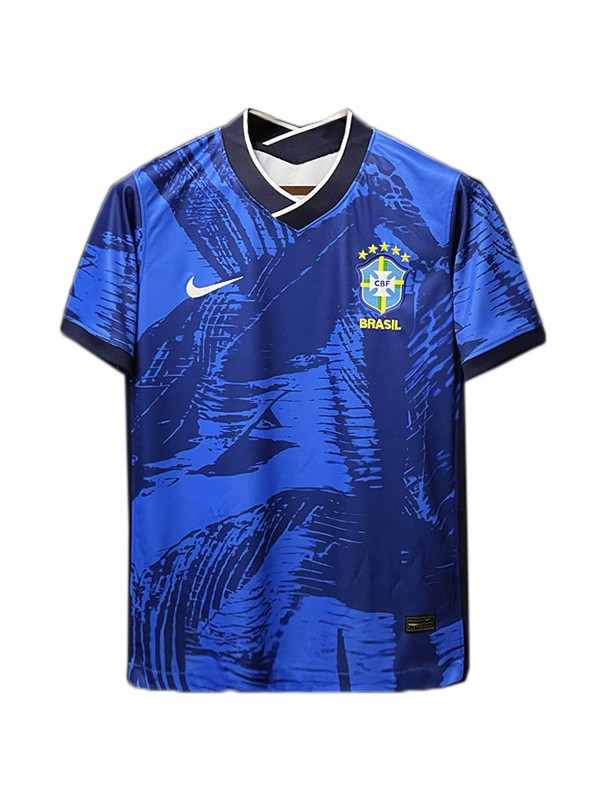 Brazil maglia da calcio da uomo in jersey pre-partita in edizione speciale Brasile maglia da calcio rossa blu 2022-2023